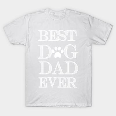 T Shirt Women Best Dog Dad Ever Funny Dog T Shirt Harajuku Print Kawaii Tshirt Summer Short Sleeve Female T-Shirt Top Tee