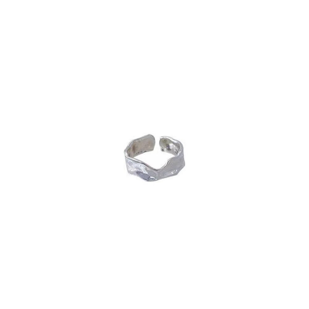 Ring Does Not Fade Niche Design Ins Opening Female High-end Sense Retro Cold Pearl Shell Versatile Irregular