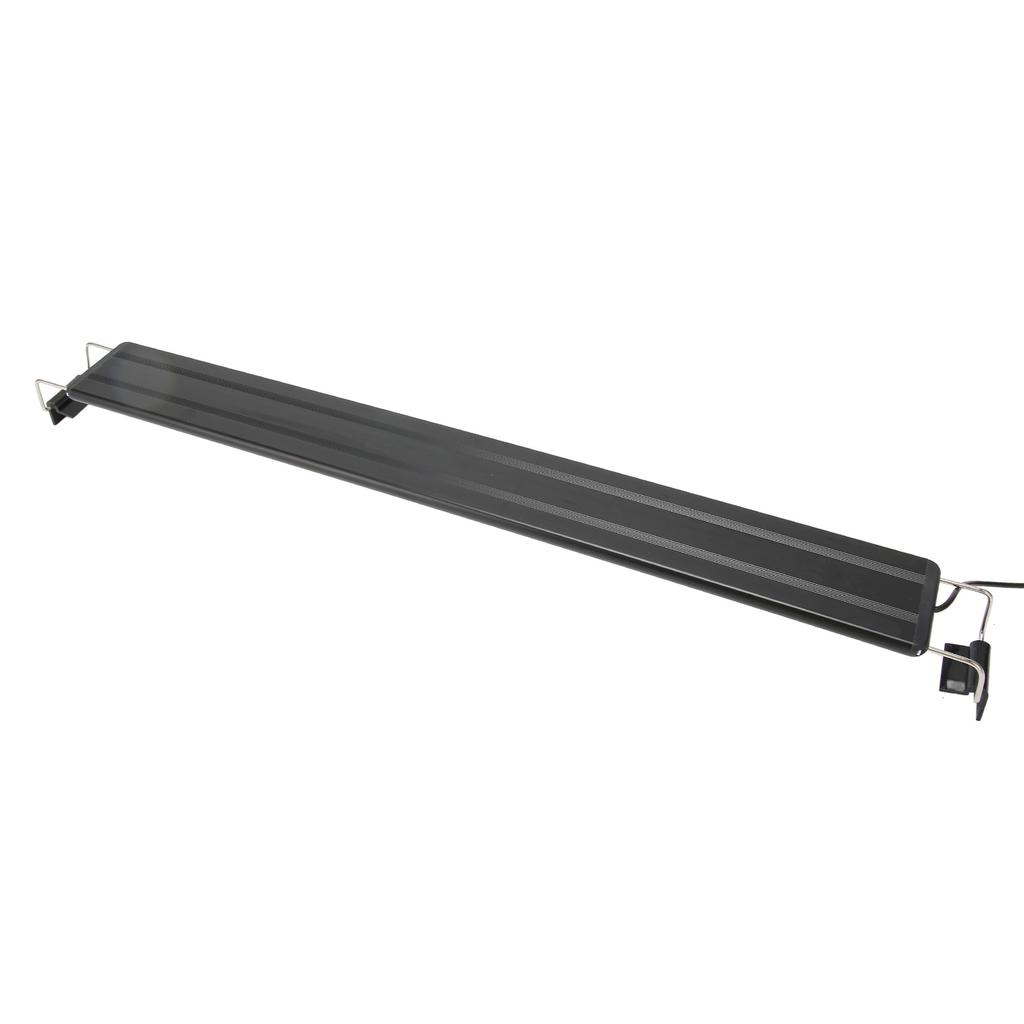 LED Aquarium Light 4 Rows Beads 3 Color Modes Proof Heat Dissipation Extendable Bracket Light for Fish