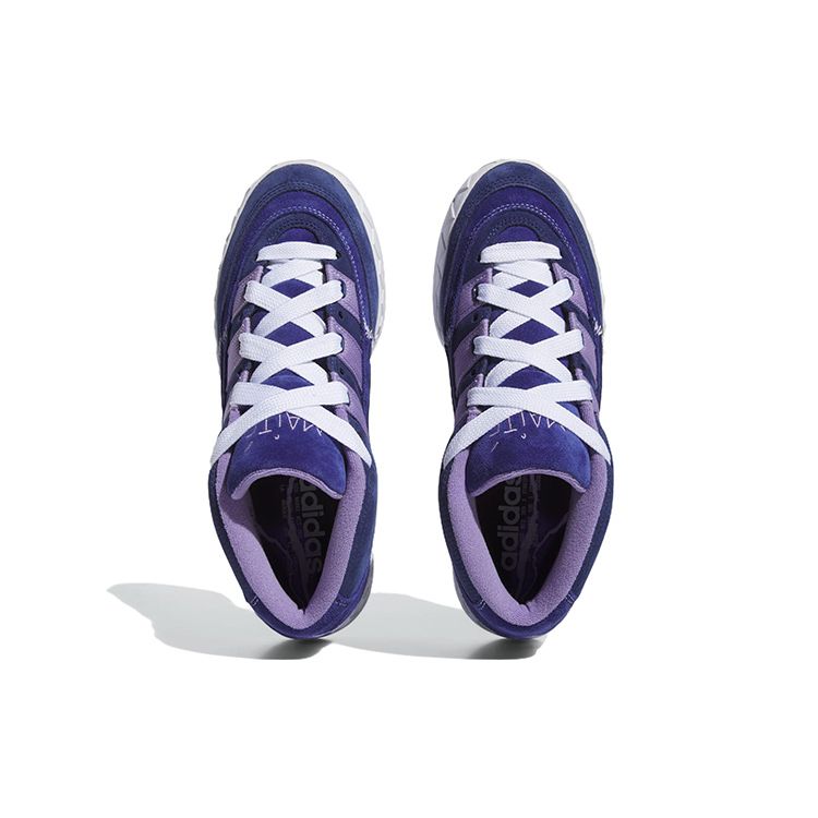 Maité Steenhoudt x adidas Adimatic Mid Victory Blue Unisex Spor Ayakkabıları Magic-Lilac Koyu Mavi IG8174