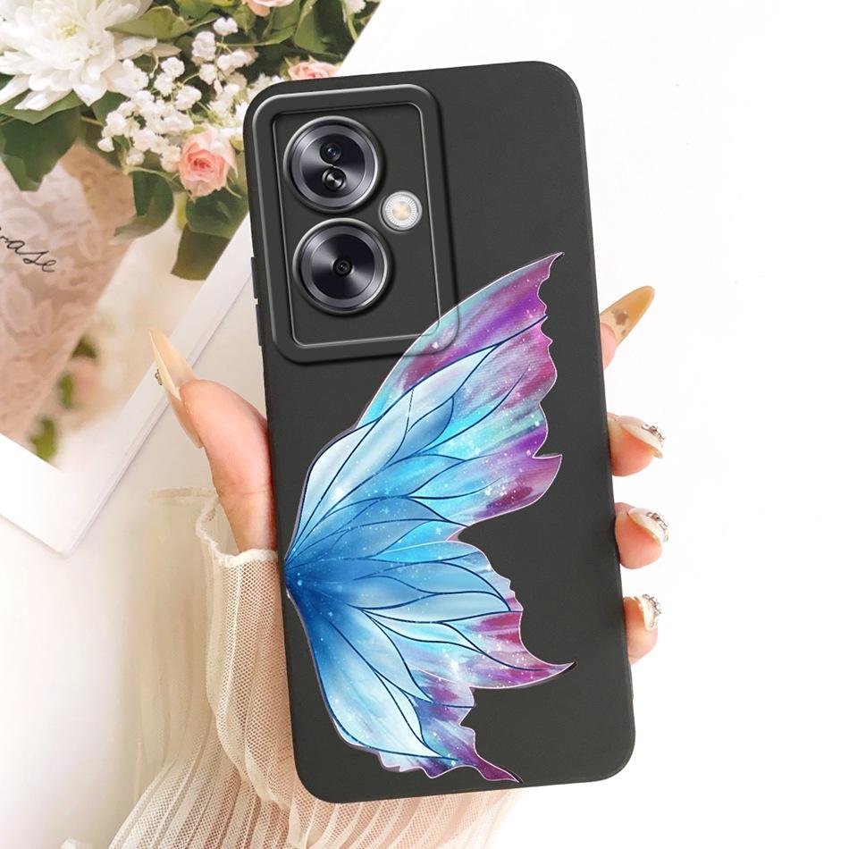For OPPO A79 5G Cute Cat Flower Cartoon Phone Case For Oppo A79 CPH2553 CPH2557 Shockproof Soft Silicone Covers Bumper