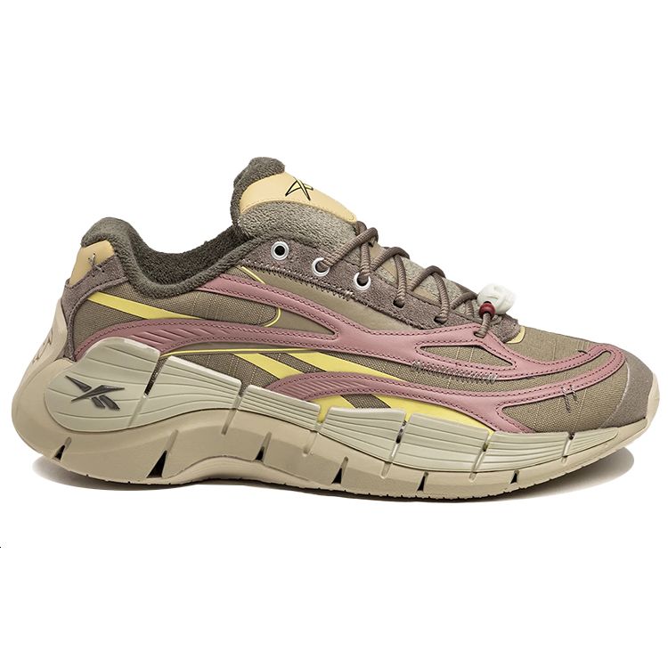Reebok X Street Fighter Zig Kinetica 2.5 Unisex Cinnamon Stick Parched Earth Weathered Yellow GZ9539