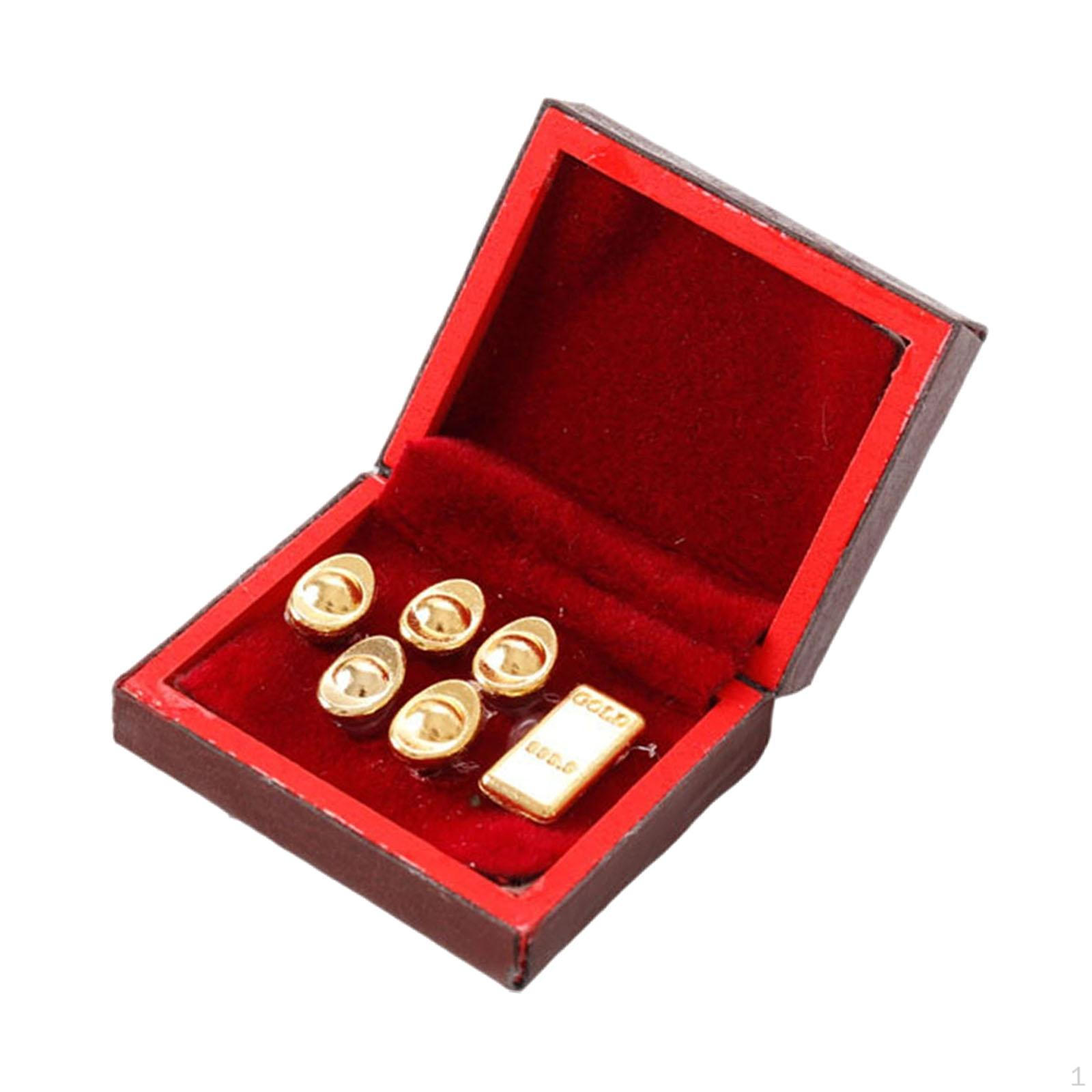 

Миниатюрная шкатулка для украшений масштаба 1/12 и 1/6, украшение кукольного домика, кукольная шкатулка для макияжа для рукоделия style C