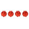 4PCS RC Wheel Hex Hub Aluminum Alloy 17mm RC Hub Nut Wheel Drive Hex Hub Adapter with Pins for