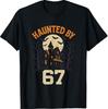 67 Meme Halloween Kostüm Geplagt von 6-7 Brainrot Sechs Sieben T-Shirt Unisex T-Shirt