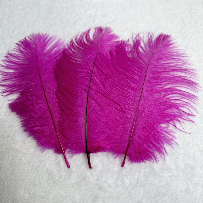 50pcs/lot  Black Ostrich Feathers 6-14 Inch 15-40cm for Wedding Decor Craft  Handicraft Accessories Table Centerpieces Carnival