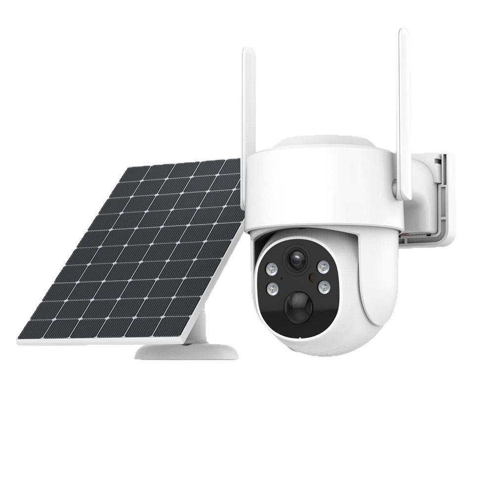 360° Solar-Powered Outdoor WiFi HD Surveillance Camera with Remote Monitoring & Waterproof Design
