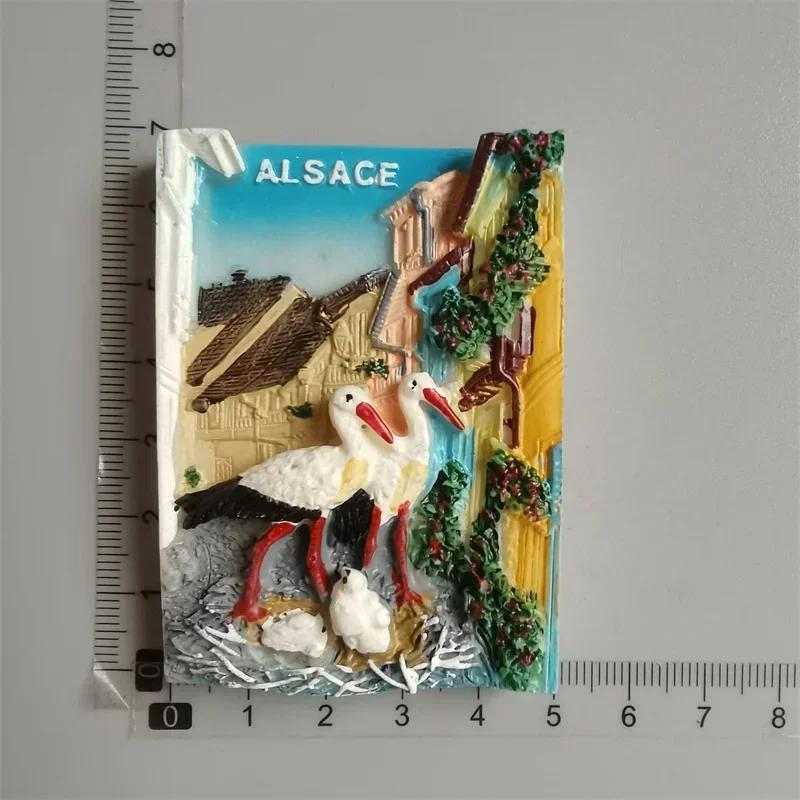 França Lembrança Turística Ímãs de Geladeira Estrasburgo Cannes Nice Alsácia Menton Adesivos Magnéticos Franceses Decoração Presentes de Viagem