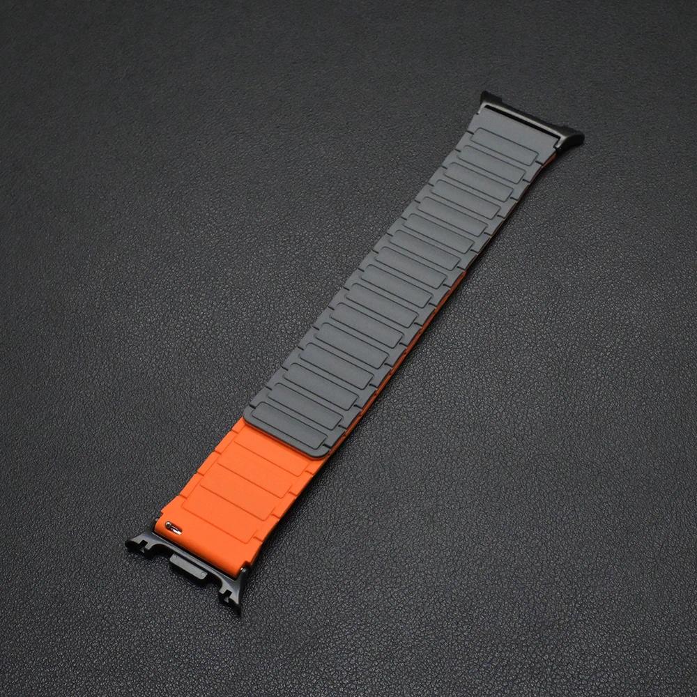 

Silicone Sport Strap for Samsung Galaxy Watch 8 Ultra 2 Correa Band Magnetic Loop for Samsung Galaxy Ultra 47mm Watchband Unisex Galaxy 8 Classic