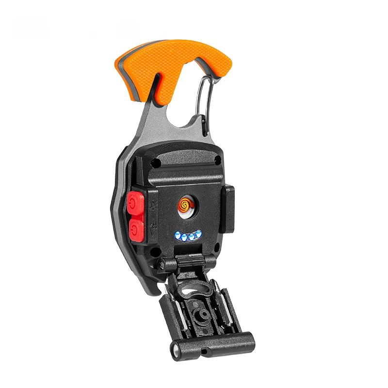 LED Mini Flashlight Portable Pocket Flashlight COB Work Light Keychains Torch USB Rechargeable for Outdoor Camping Fishing Lamp