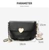 2024 Spring/Summer Women's Soft Leather Cloud Crossbody Bag – Trendy Chain Design