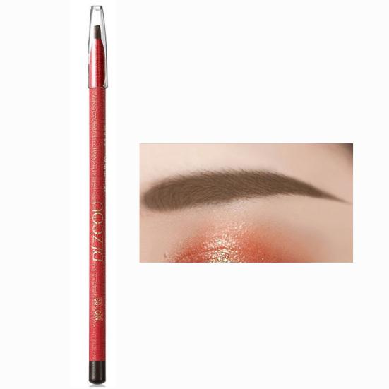 

Yousheng Eyebrow Pencil Flat Head Waterproof Sweat Resistant Natural Effect Non-fading 6 Colors Optional Eyebrow Filling Pen for Beginner