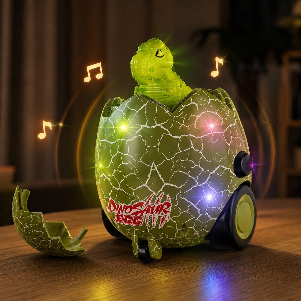 2.4 Remote Control Dinosaur Egg Car Toy for Kids Boys Girls Vehicle