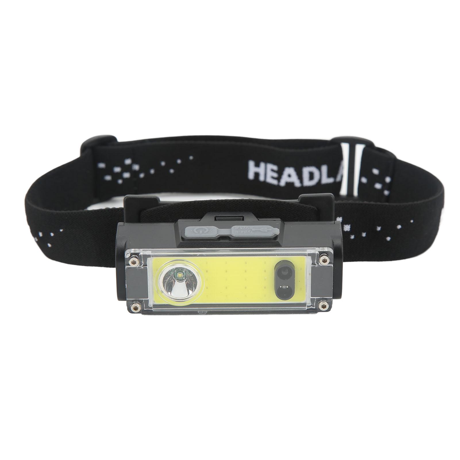 

Индукционный налобный фонарь COB XPE Налобный фонарь COB Фиксированная фокусировка Водонепроницаемый Быстрая зарядка TYPE C Налобный фонарь