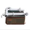GR012 Double Basin Sink PP White Hard Pipe Groundwater Connection Left Right Adjustable Drain Kit Utility Laundry Wash Station