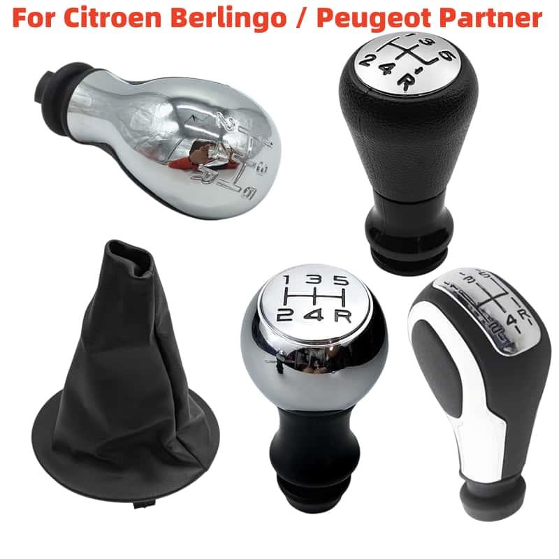 Manual Transmission Gear Shift Knob For Citroen Berlingo / Peugeot Partner 2008 2009 2010 2011 2012 2013 2014 2015 2016 2017