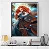 Diamond Painting 5D Brave Merida Gorgeous Cartoon Movie Cross Stitch Embroidery Handmade Gift Home Decoration