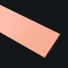 1Pc Length 200/300/400Mm T2 Copper Flat Bar Strip Pure Copper Plate Cnc Diy Material Thickness 1/2/3/4Mm Copper Plates Bar