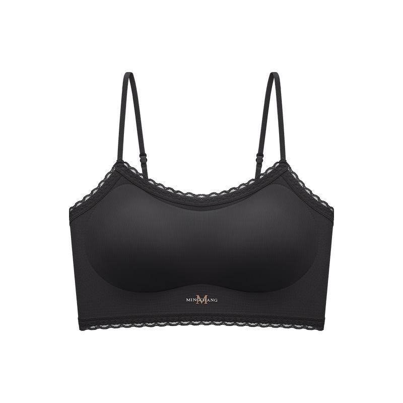 Non-magnetic invisible non-marking underwear women's small breasts gather, anti-sagging thin shoulder straps, soft support liquid foundation