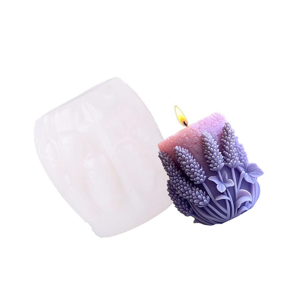 Lavender Series Candle Molds Castings Molds Feathers Silicone Moulds Epoxy Resin Molds Ornament Plasters Molds
