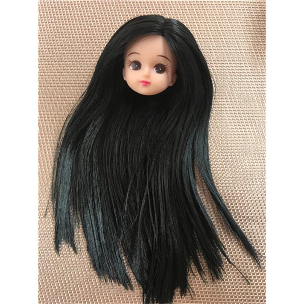 New Anime Figure Doll Blyth Licca Head Plant Hair Braid BOBO Blue Hair Toy Cartoon Doll Girls DIY Dressing Hair Toys Collections