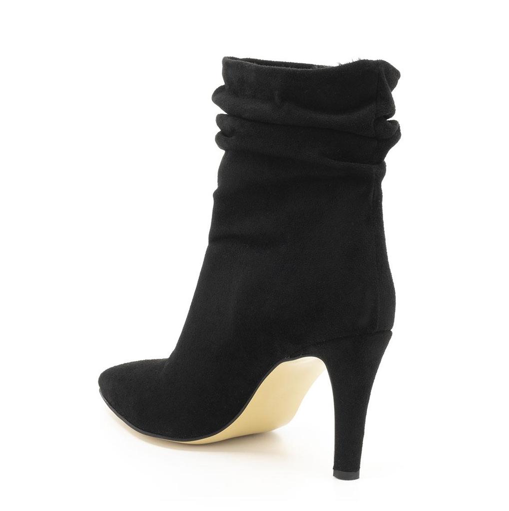 Klassische Damenstiefel mit spitzer Zehenpartie und dünnem Absatz