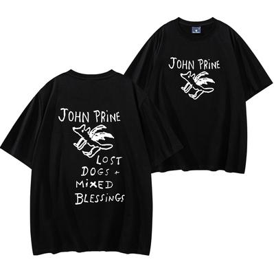 John Lost Dogs Mixed Blessings T-Shirt Prine Shirt Men Women Short Sleeve Hip Hop Streetwear Tops Y2K Clothes Unisex Tees