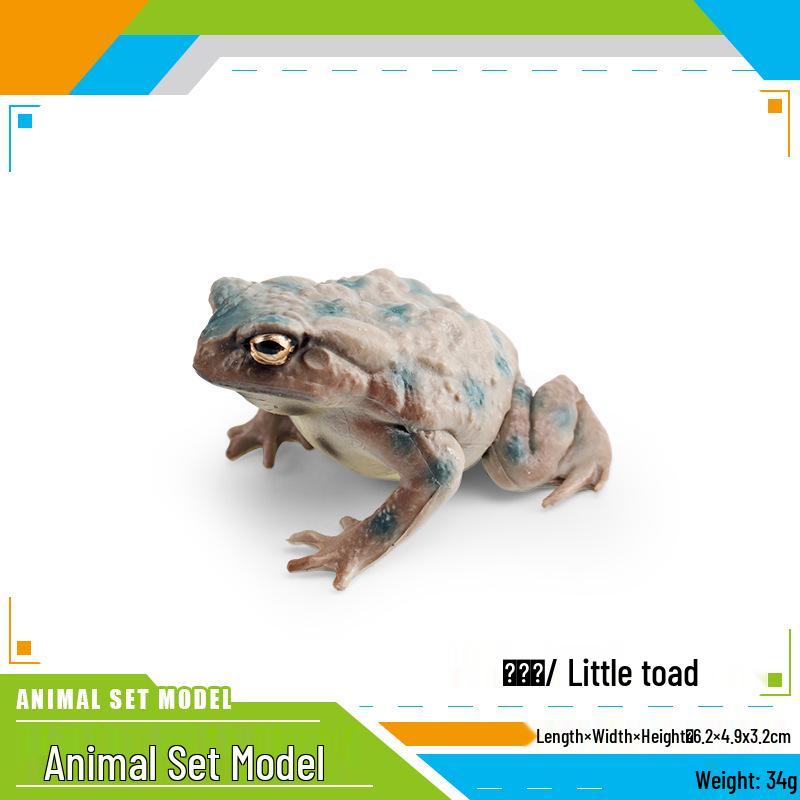 Cross-border Children's Frog and Toad Cognitive Figurine Toy