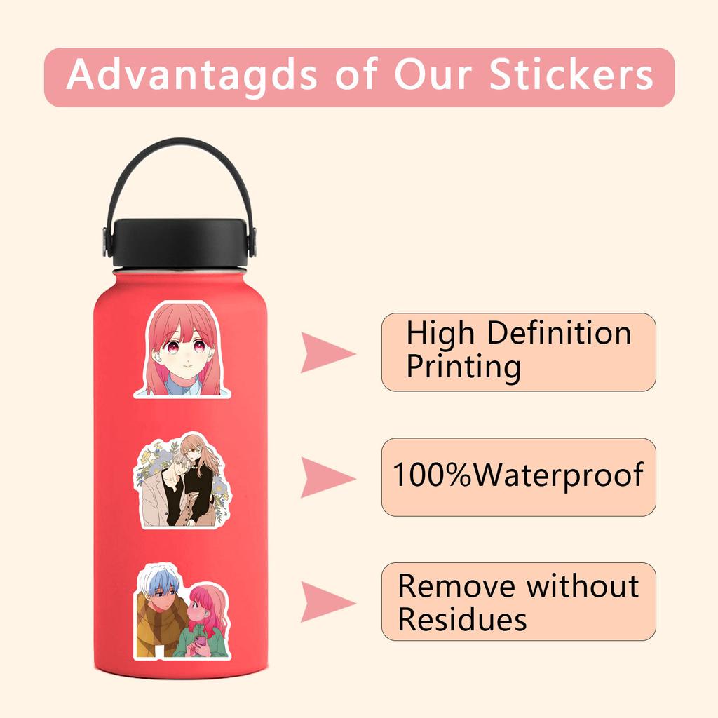 55 New A Sign of Affection Graffiti Stickers Decorate Suitcase Scooter Comic Stickers