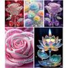 Dreamy Flower Partial DIY 5D Special Shaped Drill Diamond Painting Gem Art for Adults/Beginners Gift Idea Home Decor 30x40cm