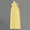European & American 3D Floral Halter Sleeveless Bandage Party Dress