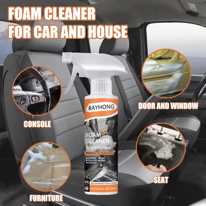 Multi-Purpose Foam Cleaner for Home Car Upholstery Carpet Seat Plastic Stain Remover Household Cleaning  Efficient Versatile