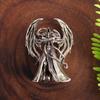 Gothic Wings Devil Armor Pendant Mystical Grim Reaper Scythe Demon Necklace Cool Halloween Jewelry Gifts for Men