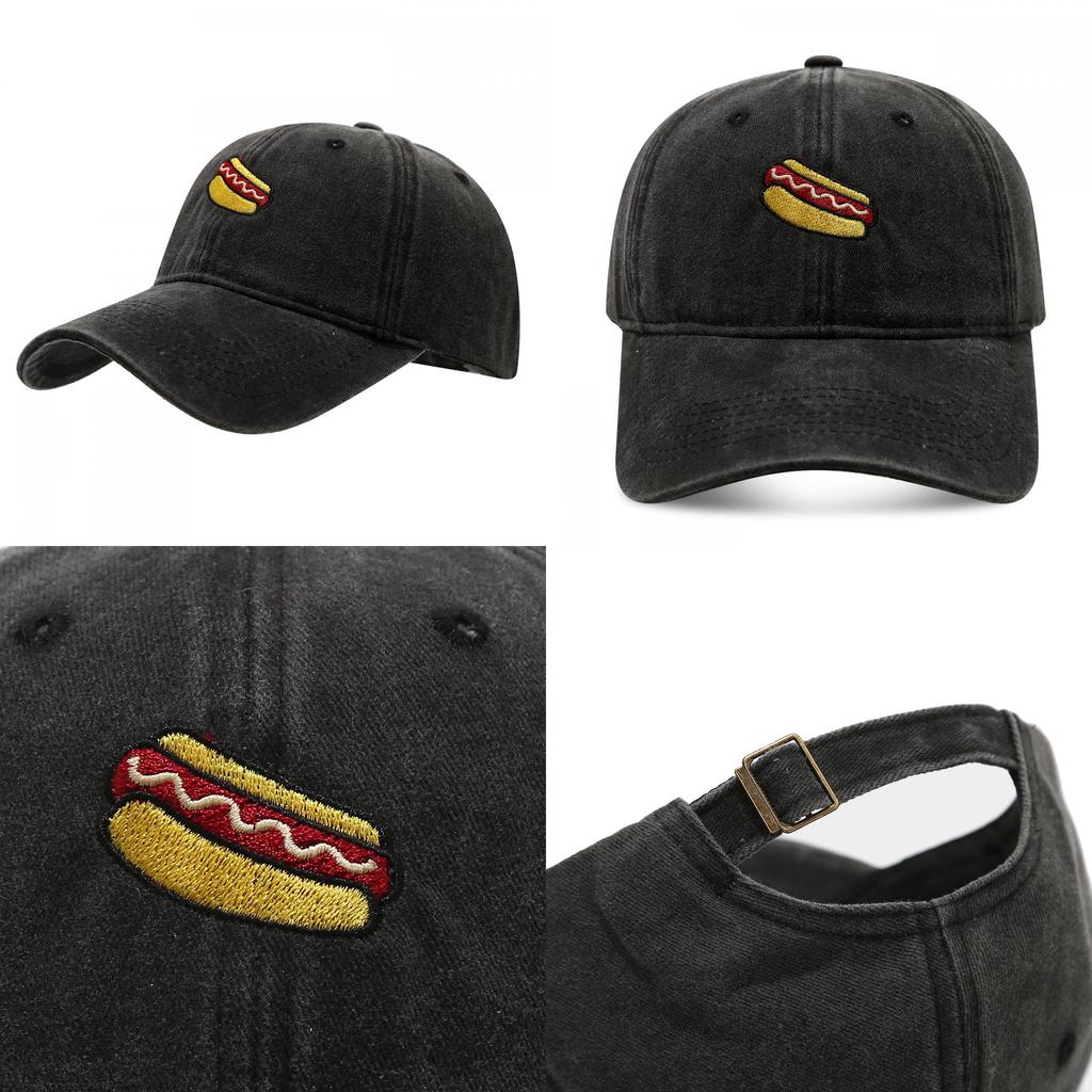Vintage Hundmönster Basebollkeps Med Broderi För Avslappnade Kvinnor Män Sommar