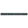 Garden Raised Bed Galvanized Steel 600 X 80 X 45 Cm Anthracite Grey