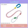 Waterproof Nylon Pet Traction Rope With Leather And Silicone Materials For Large Dogs And Outdoor Walks
