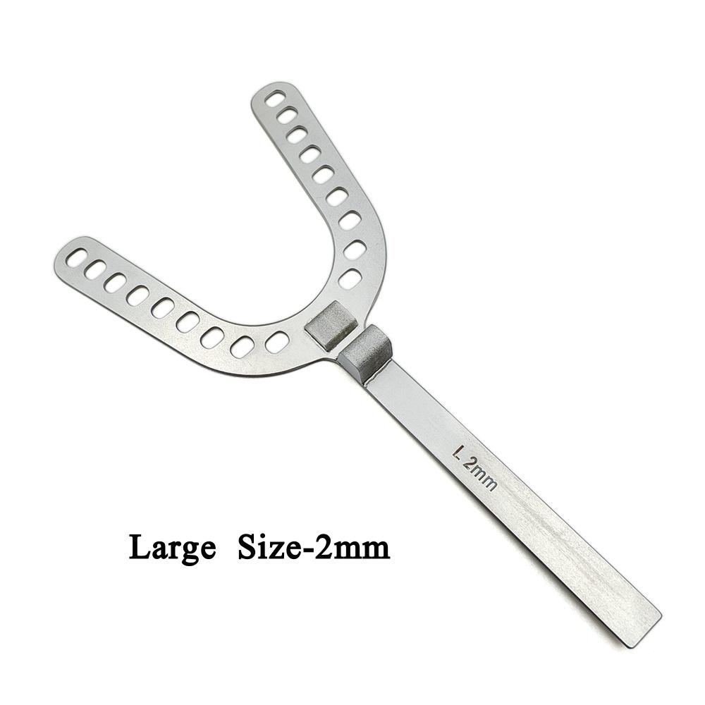 Dental Oral Centric Tray Set Impression Trays ProGauge for Bite Recording 2mm/3mm/5mmDenture Repair Occlusal Record Articulator