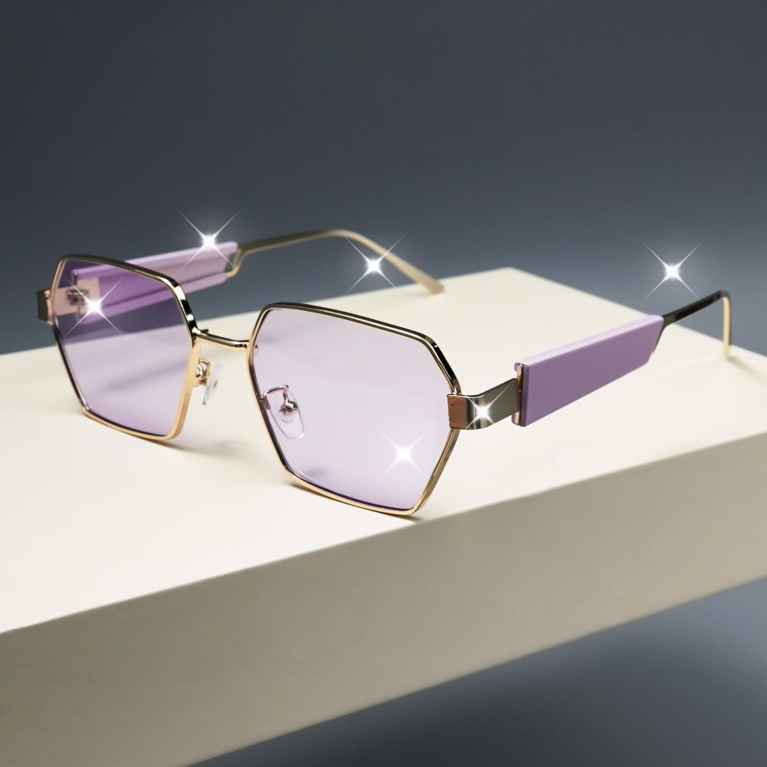 

UV Protection Lightweight Comfortable Durable High Quality Retro Timeless Stylish Alloy Metal Female Sun Glasses