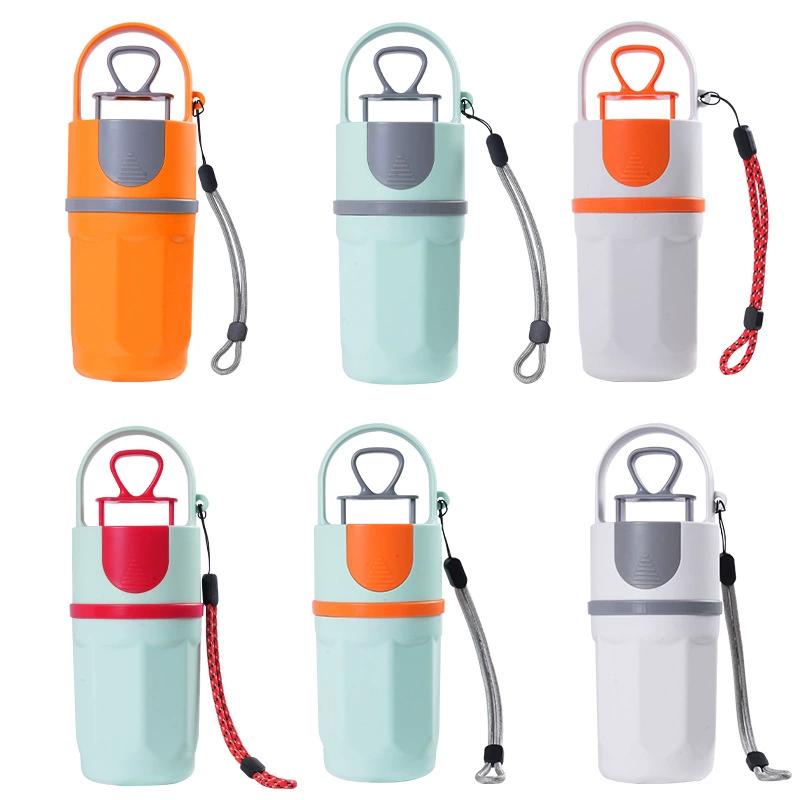 

Recogedor de excrementos para mascotas portátil con bolsas, pala limpiadora para perros al aire libre