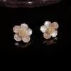 S925 Silver Floral Stud Earrings: Elegant and Unique Design for Women
