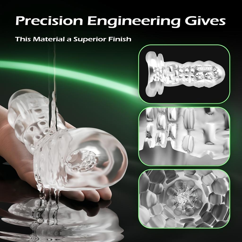 Automatic Heating Sucking Blowjob Masturbator Cup 9 Vibrations with 8 Thrust Modes And 2 Heating Levels 3D Textured Tunnel Sex Toy For Male