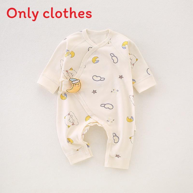Baby Romper With Pure Cotton Long Sleeve Design For Newborns And Toddlers
