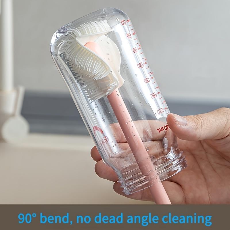 1pc Long-Handle Cup Brush - Flexible Deep Cleaning Brush, Suitable for Water Bottles, Scratch-Resistant Cleaning Brush