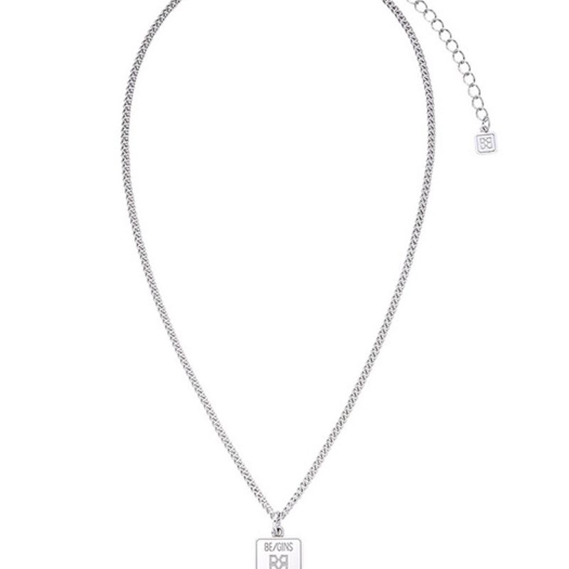 BE/GINS Collier PET BARRE D'ARGENT GRAMMES ARGENT925