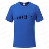 Fashion Fishing ECG T-shirt for Men Funny Design Graphic Y2k Tops Summer Short Sleeve Tees Gift for Fishing Lover Clothing
