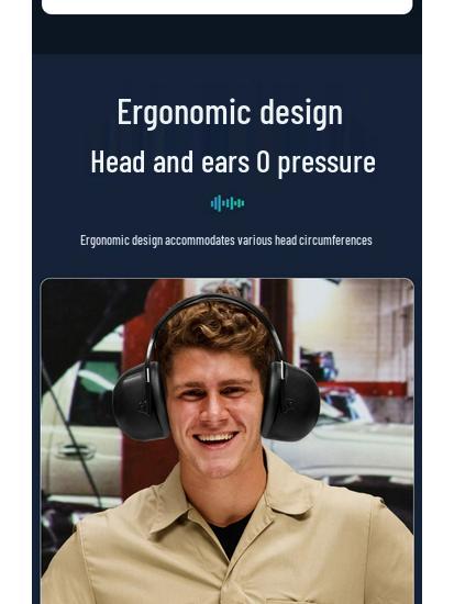 X5a Cuffie antirumore ad alto effetto: Fascia Insonorizzata Professionale per Dormire