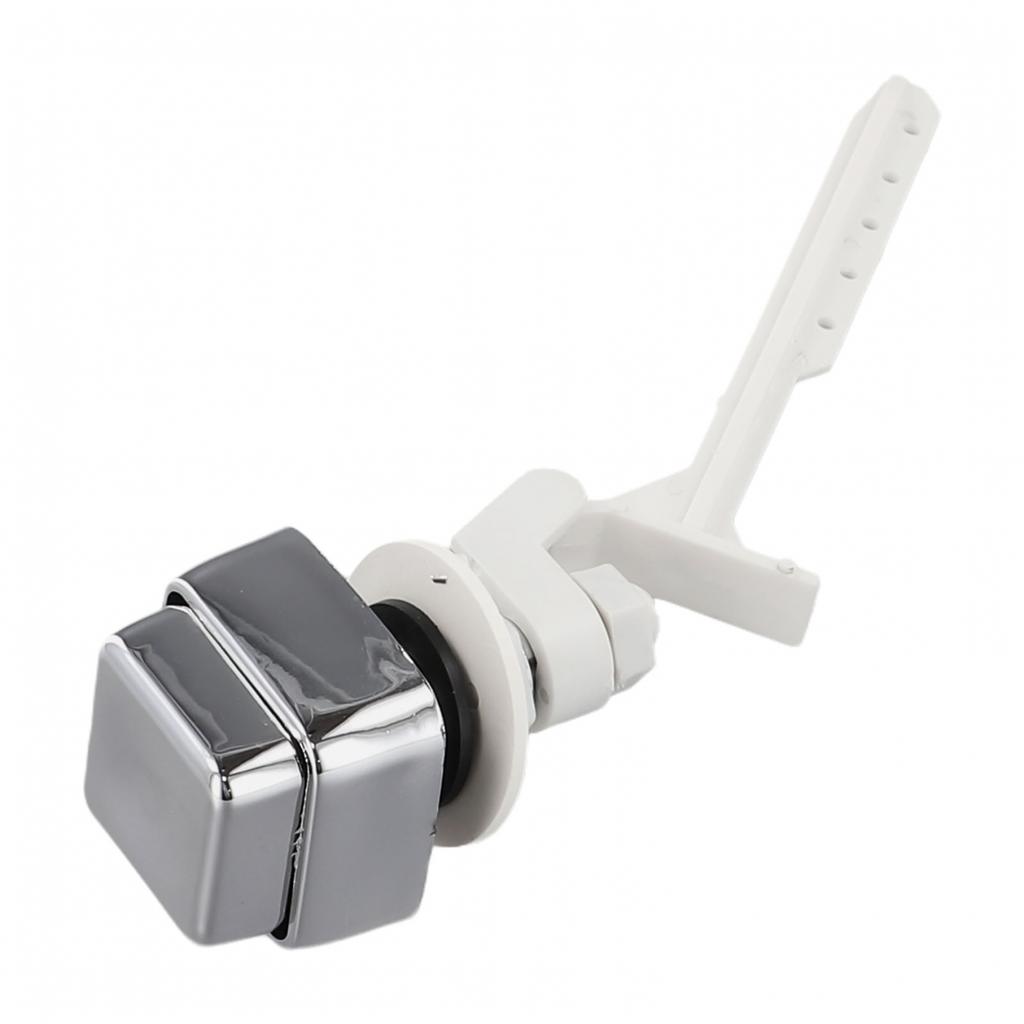 Quick and Easy Installation Toilet Flush Lever Side Mount Push Button Handle