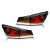 1 Pair Car LED Tail Lights Left Right Dynamic Turn Signal Rear Brake Lamps Fit For IS250 IS350 XE20 2006 to 2013