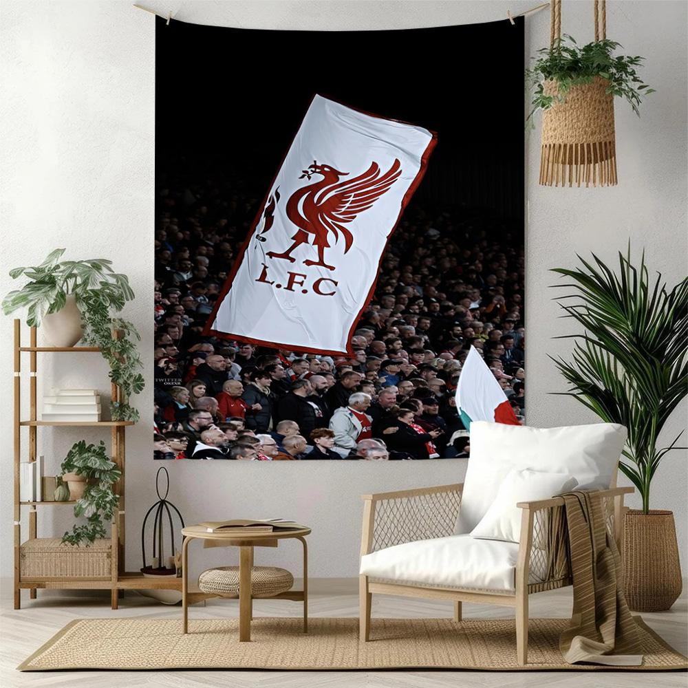 Klub Piłkarski Liverpool Dekoracja Ścienna Gobelin Sztuka Na Pamięć o Zwierzętach Urodziny Wesele Tło Imprezy Rodzinny Prezent