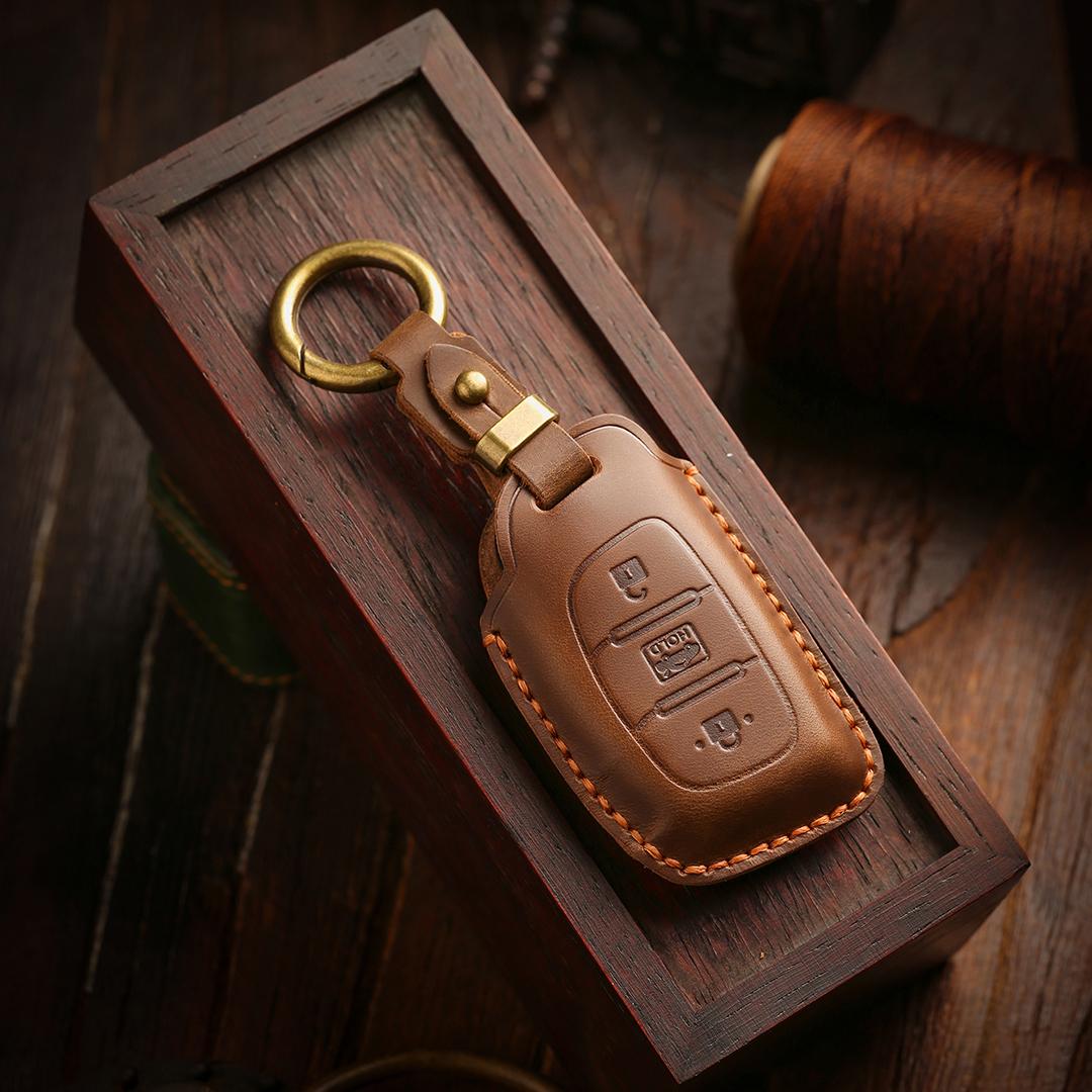 

[Hyundai] Car Key Cover keychain or ix35/Tusson Sonata San Duffy Ioniq i10 i20 i30 i40 iX20 A чорний